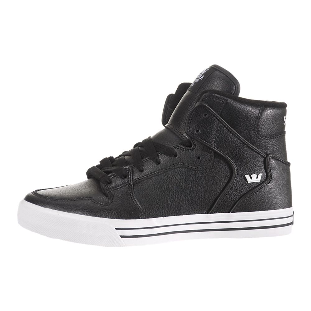 Baskets Montantes Supra Vaider Noir Black Homme | MCU-62788643